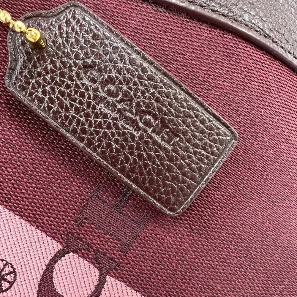 Coach NWOT Prairie Horse and Carriage Canvas Crossbody Convertible Satchel
